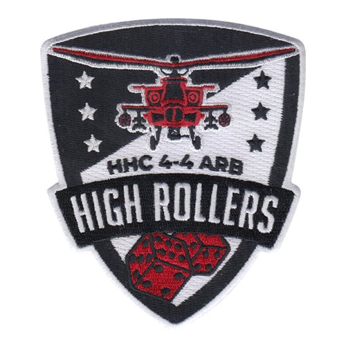 HHC 4-4 ARB High Rollers Red Black Patch
