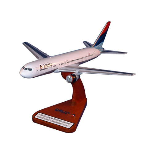 Delta Airlines Boeing 767 Custom Airplane Model 