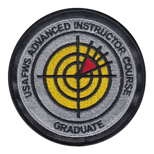 USAFWS AIC Instructor Patch with Leather