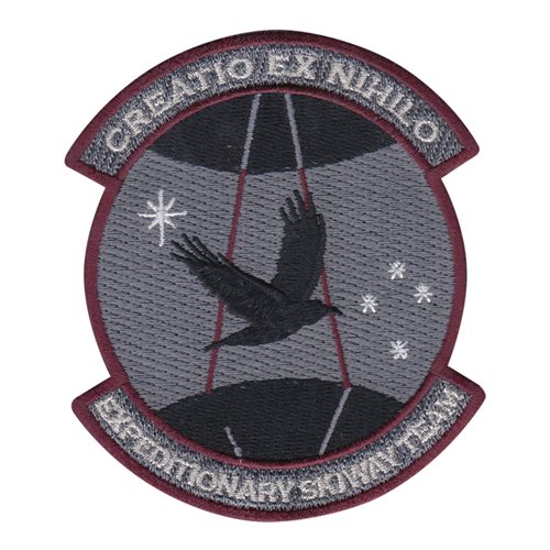 109 AW Skiway Patch with Metallic Thread