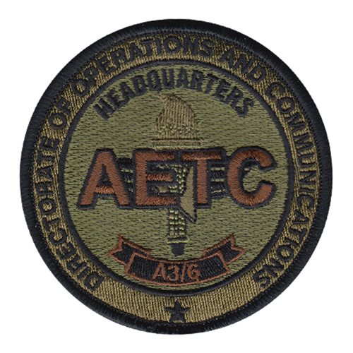 HQ AETC A3 6 OCP Patch