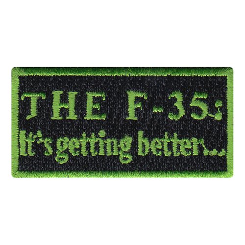 466 FS F-35 is getting better Pencil Patch