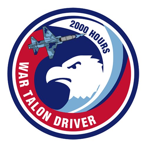 T-38C 2000 Hour War Talon Driver Patch