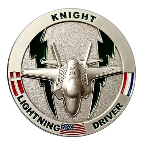 308 FS F-35 Lightning Driver Challenge Coin - View 2