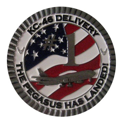 AFLCMC KC-46 Division Challenge Coin - View 2