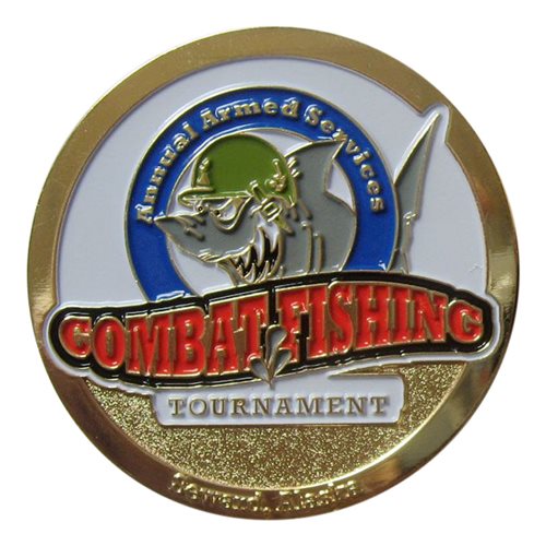 ASYMCA Alaska Combat Fishing 2014 Challenge Coin