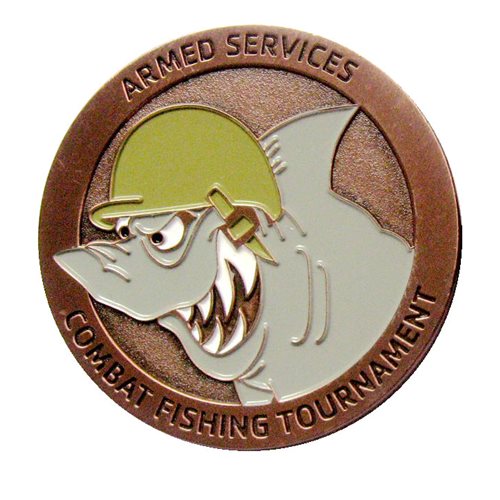 ASYMCA Alaska Combat Fishing 2016 Challenge Coin