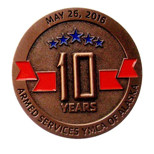 ASYMCA Alaska Combat Fishing 2016 Challenge Coin - View 2