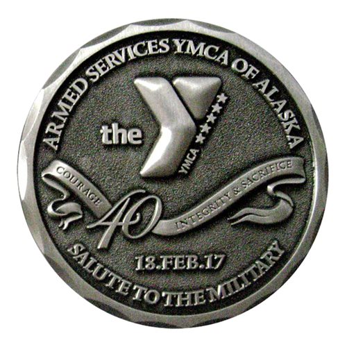 ASYMCA Alaska Military Salute 2017 Coin - View 2