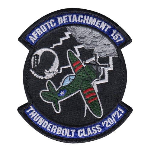 AFROTC Det 157 Embry-Riddle Aeronautical University Thunderbolt Class 2020 - 2021 Patch