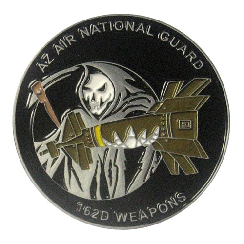 162 WG AZANG Weapons Challenge Coin