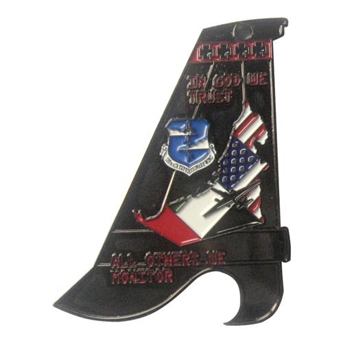 380 EAMXS U-2 Tail Flash Bottle Opener Challenge Coin - View 2