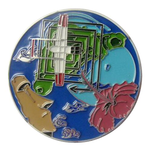 Easter Island Search & Rescue SQ Challenge Coin - View 2