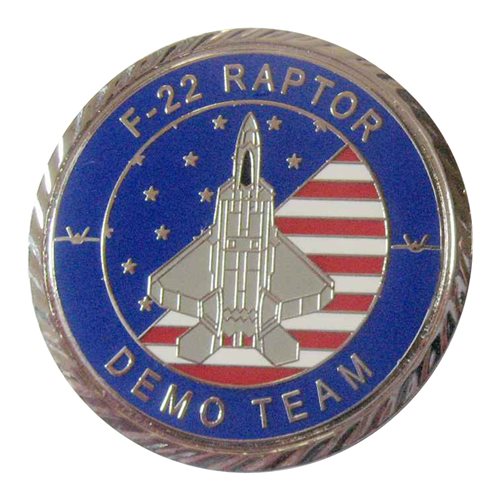 F-22 Demo Team 2020 Silver Challenge Coin