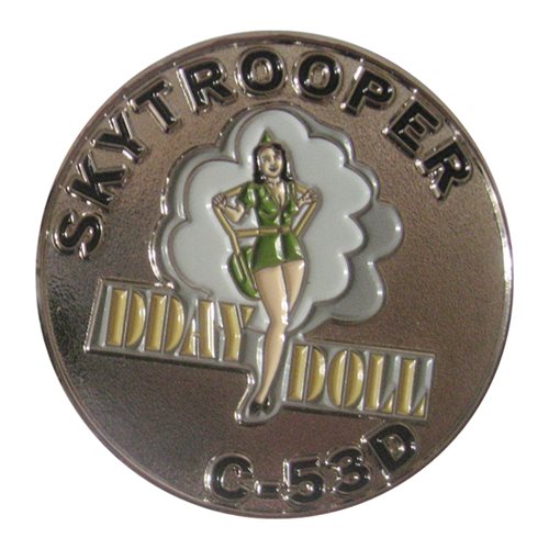 CAF Inland Empire Wing D-Day 2019  Challenge Coin - View 2