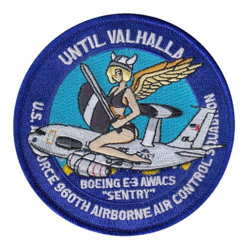 Air Force AWACS Morale Patch 965th AACS E-3 Sentry 