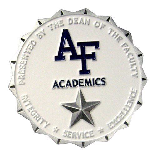 USAFA Academics Dean's Coin - View 2