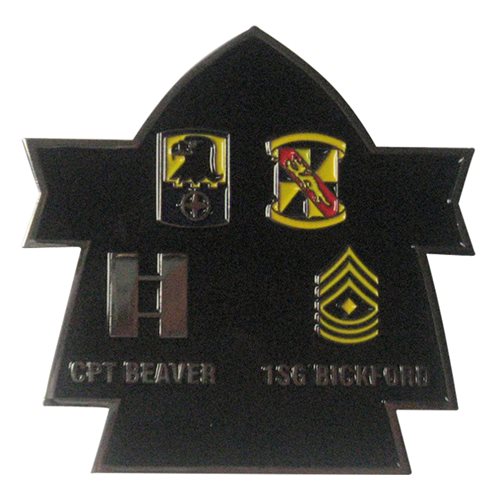 F CO 2-135 GSAB Team Hook-er Challenge Coin - View 2