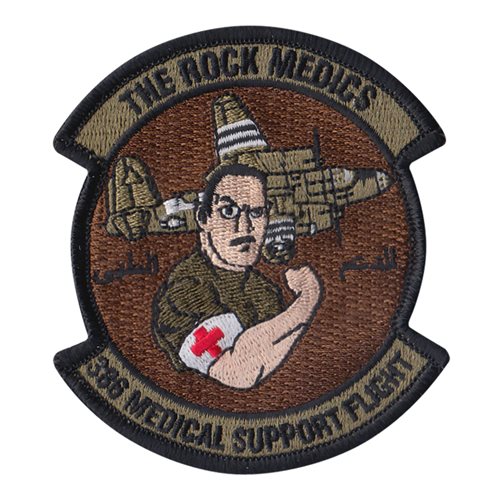 386 Medical Support Flight Patch
