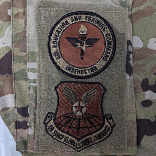 AETC Instructor OCP Patch - View 3