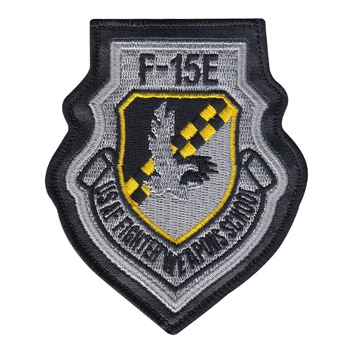 17 WPS F-15E WIC Friday Patch with Leather