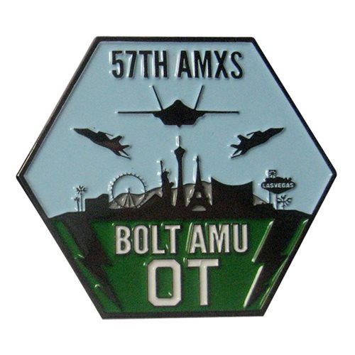 57 AMXS Bolt AMU Challenge Coin - View 2