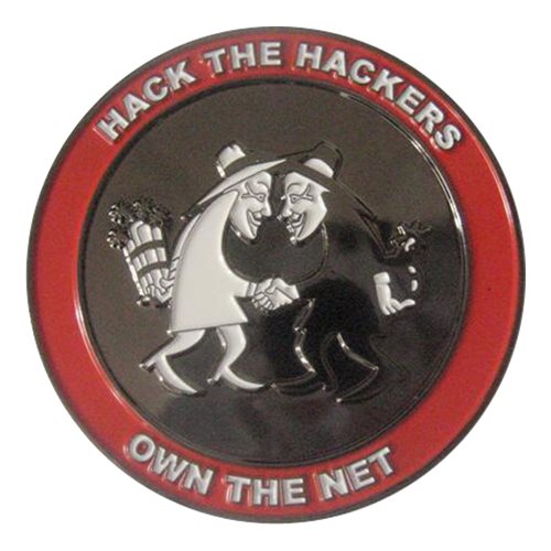 315 COS Hack the Hackers Challenge Coin - View 2