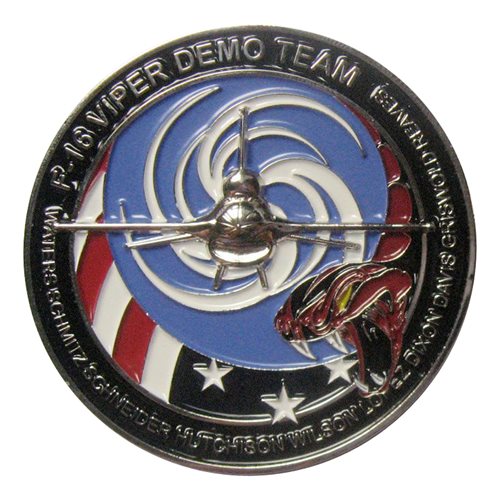 F-16 Viper Demo Team Challenge Coin
