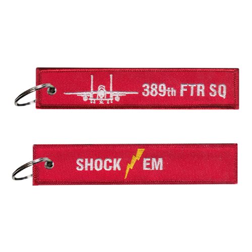 389 FS F-15E Shock Em Key Flag