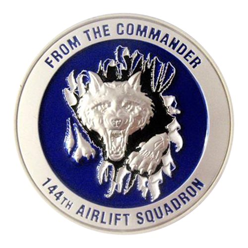 144 AS Commander Challenge Coin