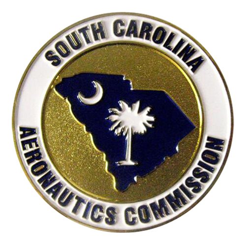 SC Aeronautics Commission  Challenge Coin - View 2
