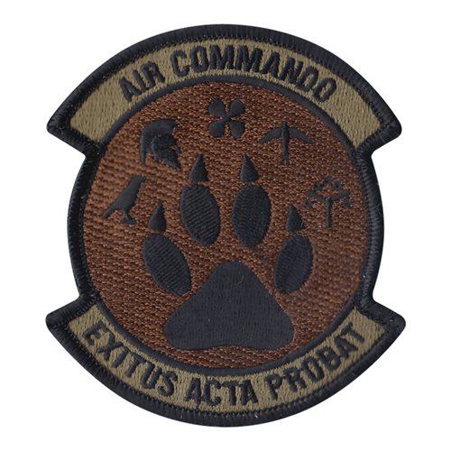 thumbnail image 2 of AFSOC Air Force Special Operations Command – Subdued OD Green Embroidered Patch 2 of 5