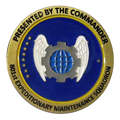 801 EMXS Challenge Coin - View 2