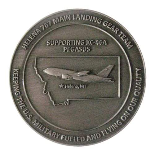 Boeing Helena 767 MLG Team Challenge Coin