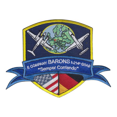 E Co 1-214 GSAB Barons Patch