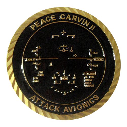 425 FS Attack Avionics Challenge Coin - View 2