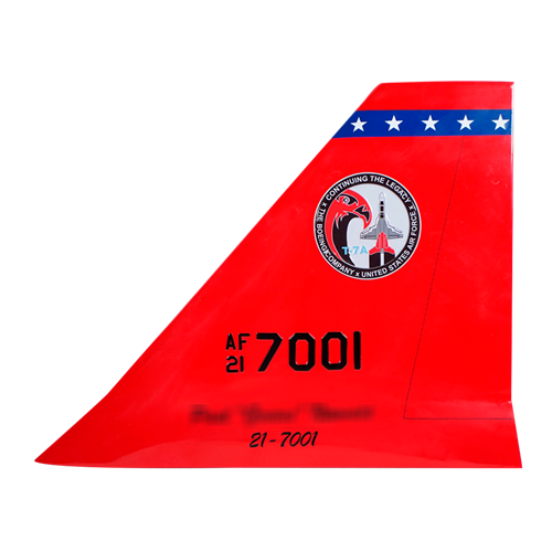 Boeing T-7A Red Hawk Airplane Tail Flash - View 6