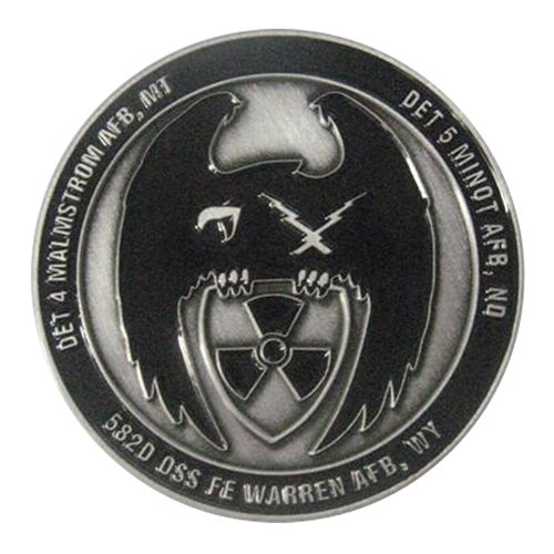 582 OSS Nuclear Chicken Challenge Coin