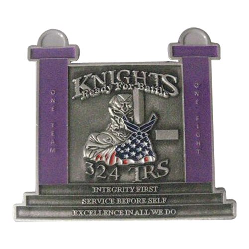 324 TRS Commander Challenge Coin - View 2