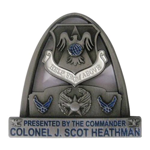 375 AMW Commander Challenge Coin - View 2