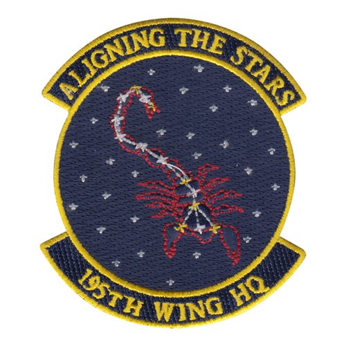 195 WG HQ Patch