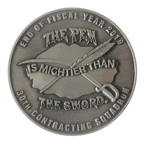 30 CONS Challenge Coin - View 2
