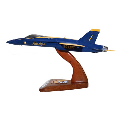 Design Your Own USN Blue Angels F/A-18C Custom Aircraft Model - View 2
