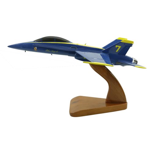 Design Your Own USN Blue Angels F/A-18C Custom Aircraft Model - View 3