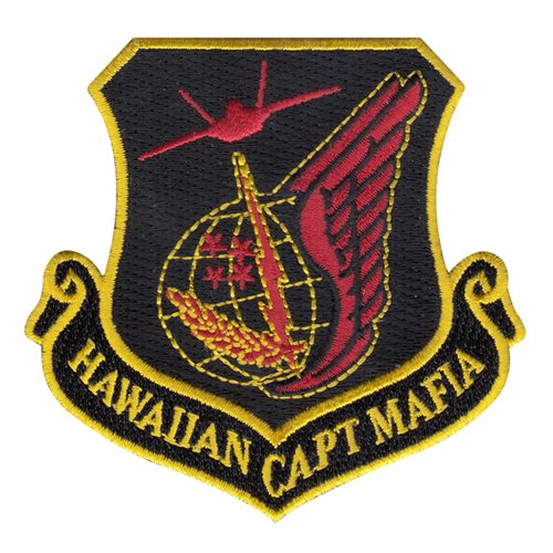 199 FS Hawaiian F-22 Capt Mafia Patch