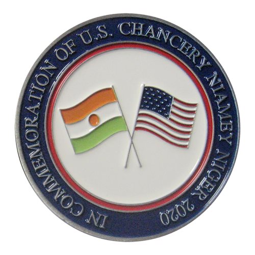 US Embassy Niamey Challenge Coin - View 2