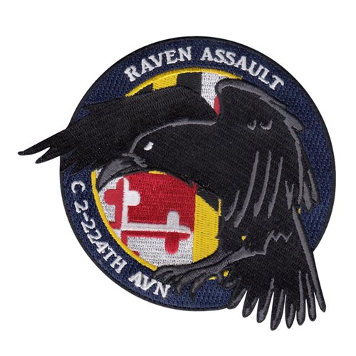 C Co. 2-224 AVN Raven Assault Patch