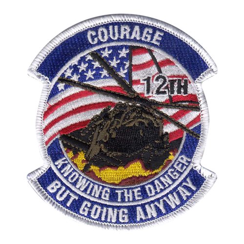 A Co 12 AVN Courage Group Patch