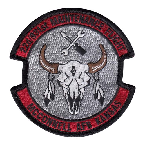 USAF 82 OMS Organizational Maintenance Sq Patch Hook & Sew Repro New A67 