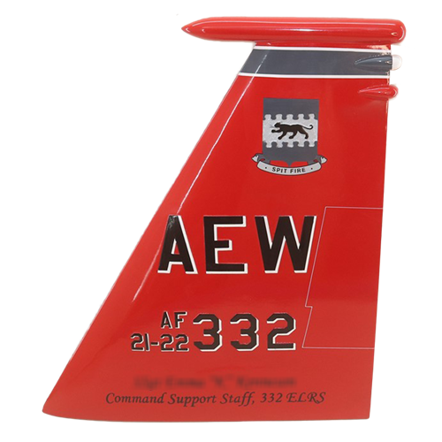 332 AEW F-15E Strike Eagle Tail Flash - View 4